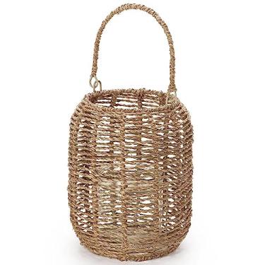 Imagem de Luminária Lanterna em fibra natural de erva marinha