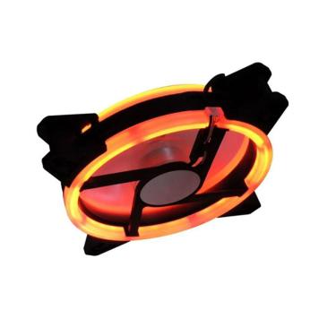 Imagem de Cooler P/ Gabinete 12x12 Gamer C/ Led Duplo Vermelho