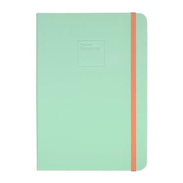 Imagem de Caderneta Pontilhada Candy Colors 80 folhas em Papel Marfim 90g/m² (Capa Verde-Menta/Coral | 14,5x21cm)