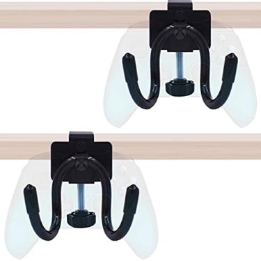 Imagem de YYST Suporte de controle de jogo para montagem de mesa, suporte de suporte de armazenamento para PS3/PS4/PS5/Xbox 360/Xbox One/S/X/Elite/Series S/Series X, controle Pro (2)