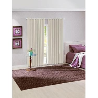 Imagem de Cortina Corta Luz de Tecido 2,00x1,60m Marfim - Bella Janela