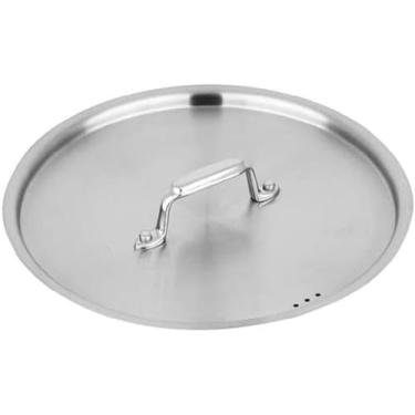 Imagem de Tampa para panela de 20 litros – Tampa de panelas de cozinha de aço inoxidável com alça, serve para panelas de 30 cm de tamanho interno, funciona com o modelo NCSPT20Q 20 L. Panela de estoque