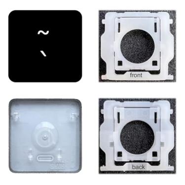 Imagem de Dolphin.dyl Tampa de chave individual de substituição com dobradiça para (M1 M2) MacBook Pro A2141 A2251 A2289 A2338 A2442 A2485 MacBook Air A2179 A2337 A2681 (grave/Tilde/Squiggle Key)