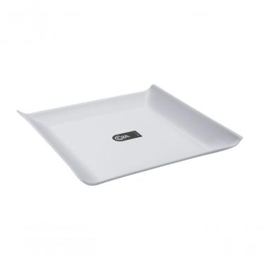 Imagem de Prato Quadrado Casual Grande Cozy 20,6 X 20,6 X 2,6 Cm Branco Coza