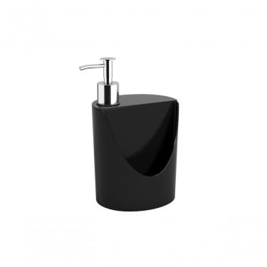 Imagem de Dispenser R&j Basic 12 X 10,5 X 18 Cm 600 Ml Preto Coza