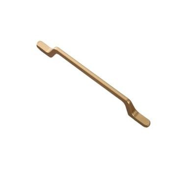 Imagem de Puxadores de porta de armário de cozinha preto simples, ouro fosco, liga de alumínio, gaveta, puxador de móveis, 669,160gd