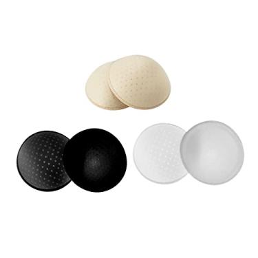 Imagem de Newmind 3 pares de sutiã com enchimento removível para sutiã para sutiã esportivo de banho para push-up de biquíni