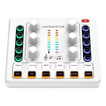 Imagem de Mesa De Som Canal Duplo Digital Mixer Ideal Live Bluetooth MPS-001-Unissex