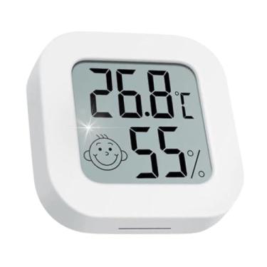 Imagem de Termômetro higrômetro digital SWGG Higrômetro digital termômetro medidor de umidade interna Mini termômetro ambiente com de umidade e temperatura Medidor de umidade preciso para casa de