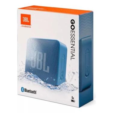 Imagem de Caixa de Som JBL Go Essential Portátil, Bluetooth, Bivolt, Azul