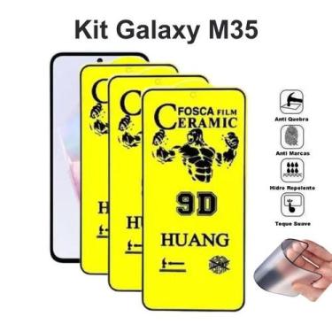Imagem de Kit 3UN Película Fosca de Cerâmica Flexível para Samsung Galaxy M35 5G