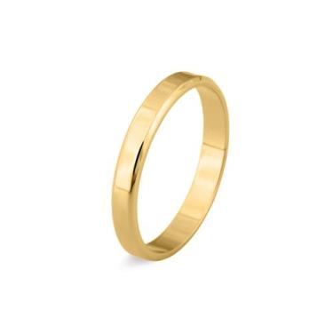 Imagem de Aliança Ishizaki 2,5 mm Reta Desquinada Ouro 18K - Ishizaki Alianças, 