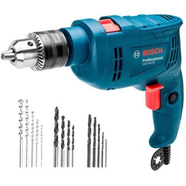 Imagem de Furadeira de Impacto 1/2 Pol. 550W com Acessórios - BOSCH, 110V