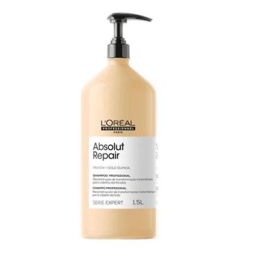 Imagem de Shampoo Gold Quinoa Absolut Repair 1,5L - L'Oréal - L'oreal Profession