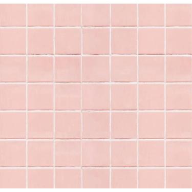 Imagem de Papel De Parede Autoadesivo Azulejo Cozinha 3M Rosa - Artetik Digital,