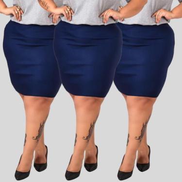Imagem de Saias Evangélicas Feminina Plus Size Kit 03 Unidades - Mayara Manzano,
