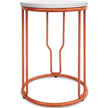 Imagem de Banco Banquinho Baixo Redondo Uganda Cozinha Área De Lazer Cobre - Gen