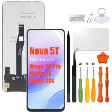 Imagem de Substituição para Huawei Nova 5T | Honor 20 | Honor 20s | Tela LCD Honor 20 Pro para Nova5t YAL-L21 YAL-L61 YAL-L71 YAL- AL00 YAL-TL00 LCD Touch Screen Display Panel Digitalizador Assembly com kit de