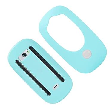 Imagem de ALHBEJT Capa protetora de silicone para Magic Mouse 1 e 2 capa de silicone para Apple Magic Mouse (turquesa)
