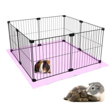 Imagem de Cercado Aramado Porquinho da Índia 60x60 Cm Malha Estreita 2,5x15cm co