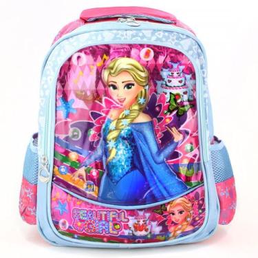 Imagem de Mochila Infantil Escolar Menina Bolsa de Costas Resistente - OKI-NI, B