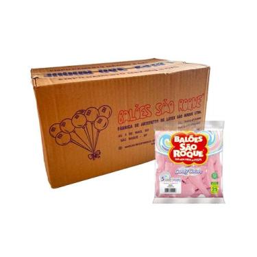 Imagem de Balão de Festa Látex Candy Colors 5''12cm - Rosa - Caixa com 25 pacote