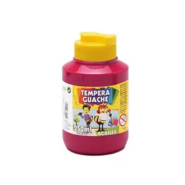Imagem de Tinta Guache Acrilex Tempera Guache 250ml Escolar, MAGENTA 549