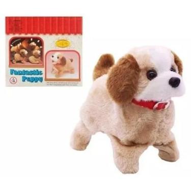 Imagem de Cachorro De Pelúcia Pula Anda Late Da Cambalhota Brinquedo . - fungame