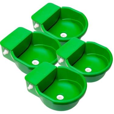 Imagem de Bebedouro Automático Cocho Alto C/boia Ralo Grande Porte 7Lt 4Un - ALV