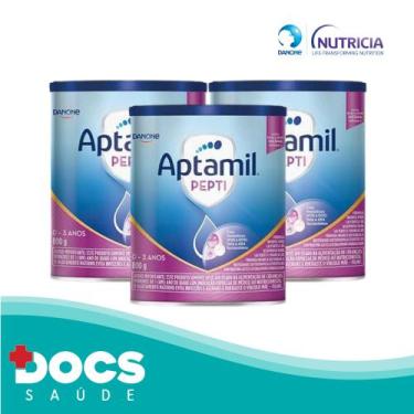 Imagem de Fórmula Infantil Aptamil Pepti 800gr Danone KIT 03 unidades