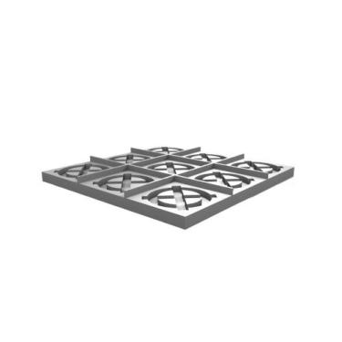 Imagem de Jogo da Velha Tátil Braille Baixa Visão - InclusivaDigital, Branco