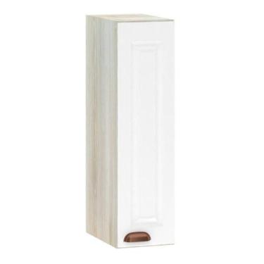 Imagem de Armário Aéreo 20 Cm 1 Porta Legno Crema Com Branco Pet - LUCIANE