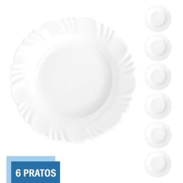Imagem de Prato Temperado 23cm Fundo Pétala Refeição Duralex - 6 Unid - NADIR FI
