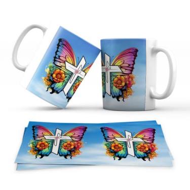 Imagem de Caneca Personalizada Evangelica Fé - Premium