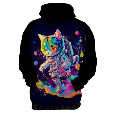 Imagem de Moletom Casaco Galaxias Gato Astronauta Fofo Marte Lua 1 - Enjoy Shop,