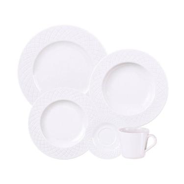 Imagem de Aparelho Jantar Tramontina Ingrid Porcelana Decorada 30 Peças Tramontina