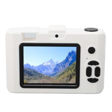 Imagem de Câmera Digital, Câmeras Duplas Frontais Traseiras de 50 MP, Câmera de Apontar e Disparar, Câmera de Vlogging Com Zoom Digital de 8X e Tela de 2,4 Polegadas para Festas de Viagem