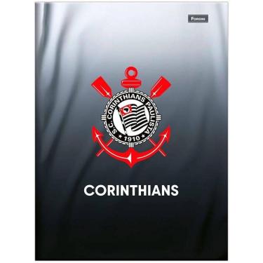 Imagem de Caderno 1/4 Brochura 80 Folhas Corinthians Capa 4 - Jandaia