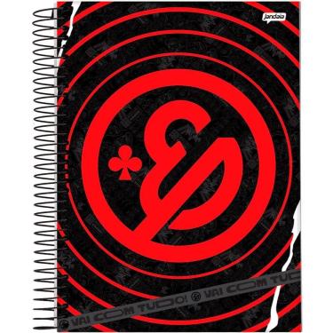 Imagem de Caderno Univ. 160 Fls. 10 Mat. Enaldinho Capa 1 - Jandaia