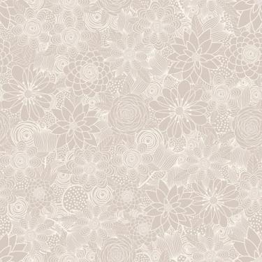 Imagem de VEELIKE Papel de parede floral bege pastel boho floral peeling and stick papel de parede para quarto de berçário 48 cm x 395 cm papel de parede autoadesivo removível flor papel de contato bege para