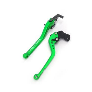 Imagem de Manete Esportivo Longo Gsxr Srad 750 2005 A 2006 - NoBrand, Verde