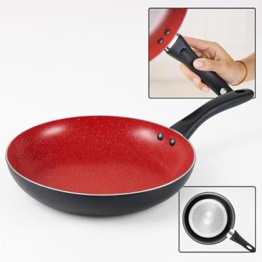 Imagem de Frigideira Cerâmica Indução/gás Frita Sem Óleo Antiaderente Cozinha Mo