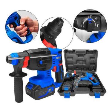 Imagem de Martelete Perfurador Rompedor Brushless Recarregável 20000ma - Exbom