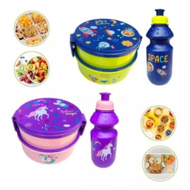 Imagem de Lancheira Marmita Infantil Bebê Escola Passeio Lanche Fruta - Vest, Ro