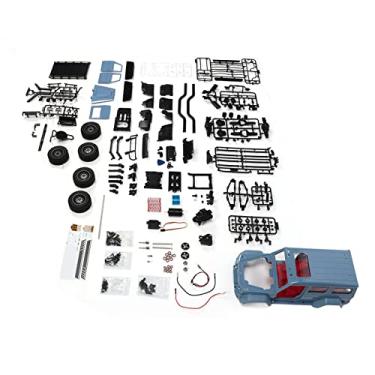 Imagem de Caminhão RC Offroad, Estrutura Estável, Carro de Controle Remoto, Pneu de Borracha, Azul, Fácil de Jogar para Exterior (MN86KS)