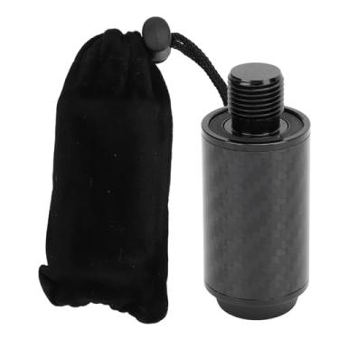 Imagem de Extensão da sugestão da piscina de 2 polegadas de bilhar com fibra de carbono Cue de extensão telescópica com tampão de borracha para pistas de predadores Alcance e controle