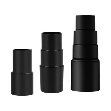 Imagem de Adaptador de mangueira de vácuo universal de 3 peças para aspirador de pó seco e molhado - Converte 3,5 cm a 3,5 cm, 3,5 cm a 3,5 cm a 3,5 cm a 3,5 cm a 3,5 cm cm a 1-5 /20.3 cm