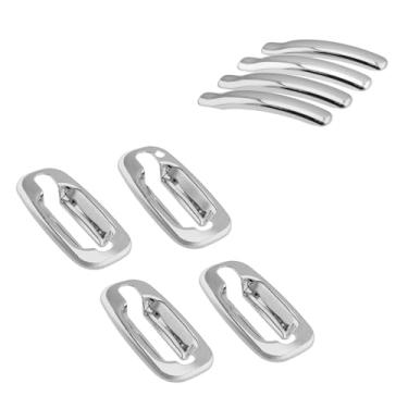 Imagem de SEGADEN Capa de maçaneta cromada adequada para CHEVROLET Avalanche Silverado Suburban Tahoe GMC Sierra Yukon (4 portas sem abertura de passageiro) XG7652