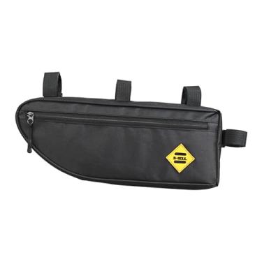 Imagem de Deevoka Bolsa para quadro de bicicleta, bolsa para tubo frontal, de canto, acessório de ciclismo para acessórios de telefone e chaves, S