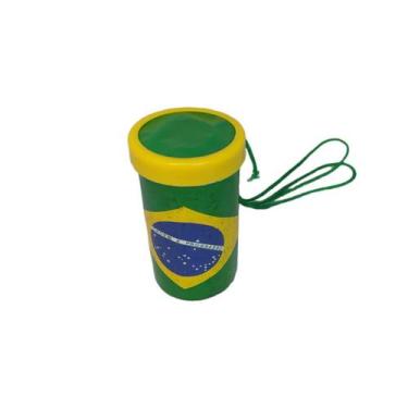 Imagem de Corneta Pequena Brasil Copa Do Mundo Verde E Amarela 7Cm - CRB